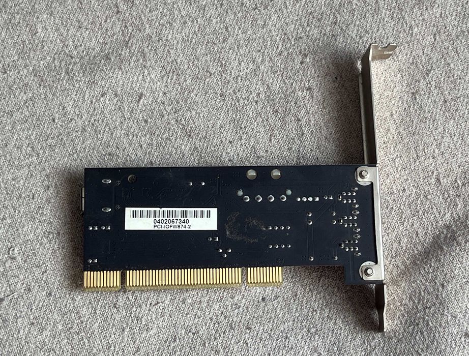 Placă PCI FireWire IEEE1394 cu 3 porturi externe și 1 intern PC Deskto