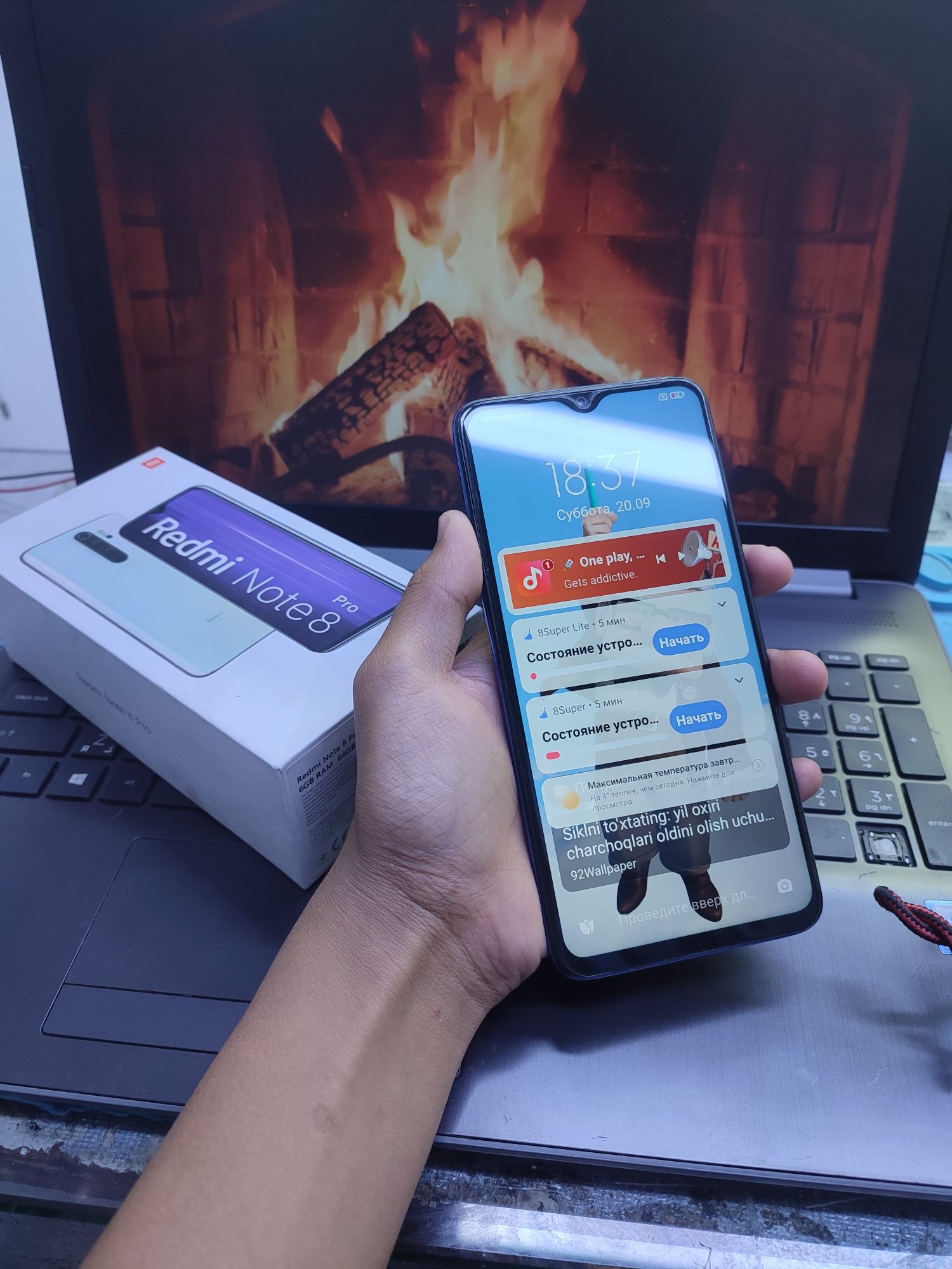 Redmi Note 8 pro srochna sotiladi