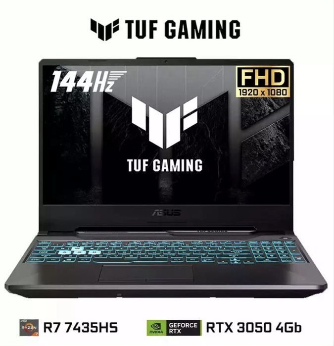 Игравой ноутбук RTX3050 ASUS TUF A15