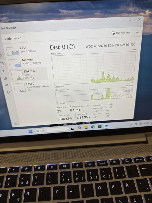 Laptop Hp Elitebook 640 G10 I5 13th 16Gb 256Gb NVMe