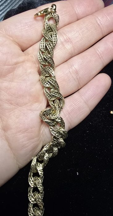 2 lanturi de aur 14k lant aur cuban