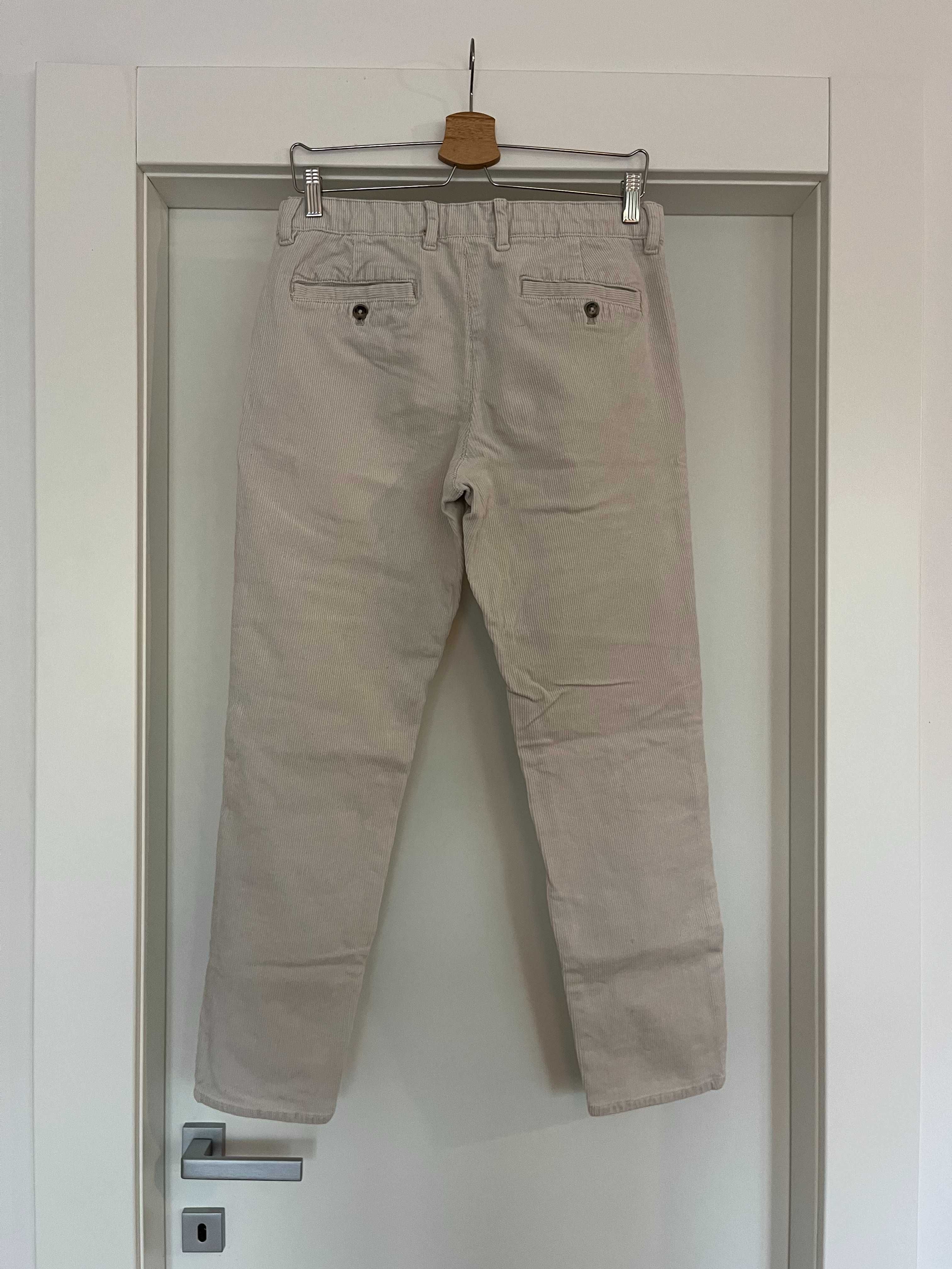 Pantaloni Mango | Mărime 40 | Culoare ecru, stare excelentă