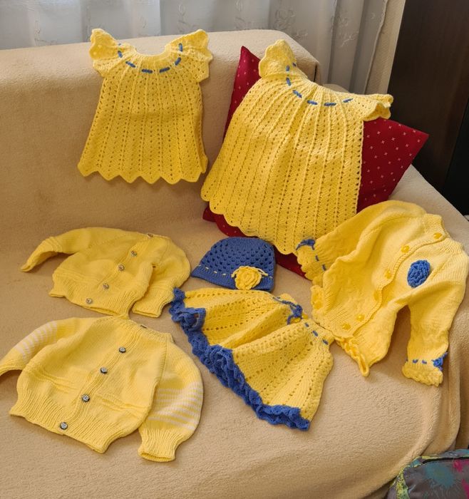 Hăinuțe copii handmade croșetate, tricotate