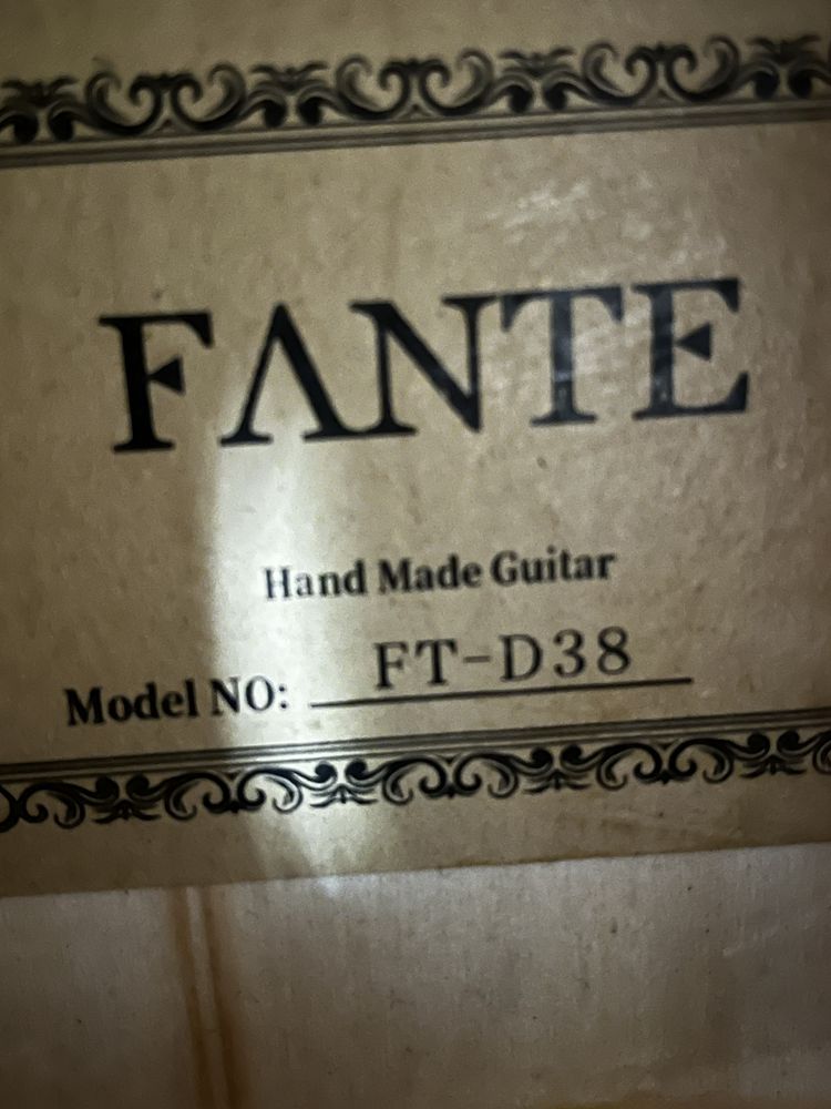 Гитара Fante Ft D38