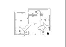 Vand apartament  cu 2 camere