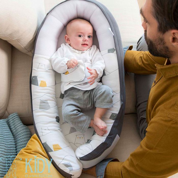 Гнездо doomoo със свалящ се калъф с цип