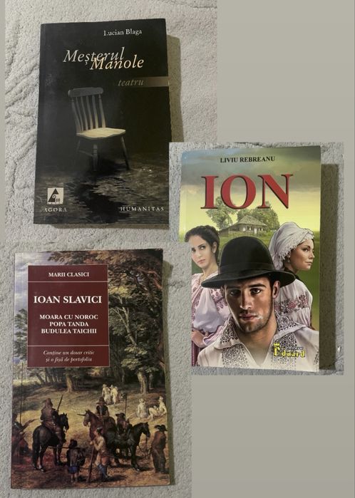 Cărți pt Bac- Ion, Meșterul Manole, Moara cu noroc
