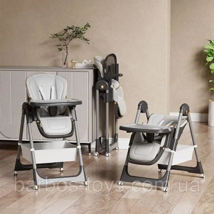 KIDILO original Стульчик для кормления 3 в 1 шезлонг качелями