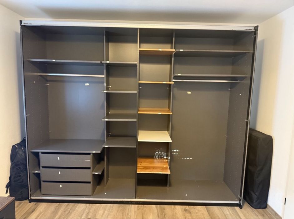 Dressing/Dulap 270/222/65 cm 2 usi culisante oglinda