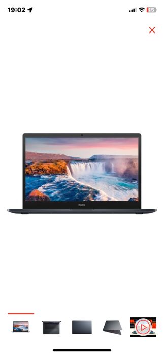 Xiaomi RedmiBook 15 15.6" / 8 Гб / SSD 256 Гб