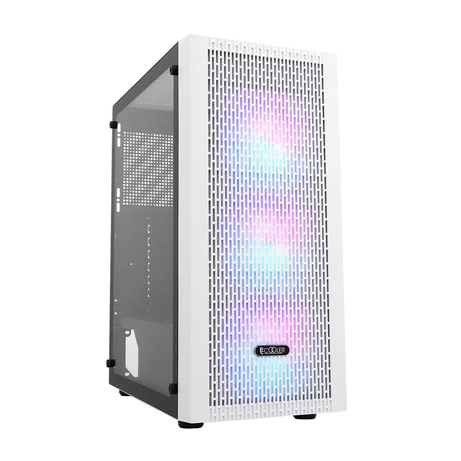 Корпус PCCooler MA100 MESH BK, Midi Tower, Черный/Белый / Рассрочка