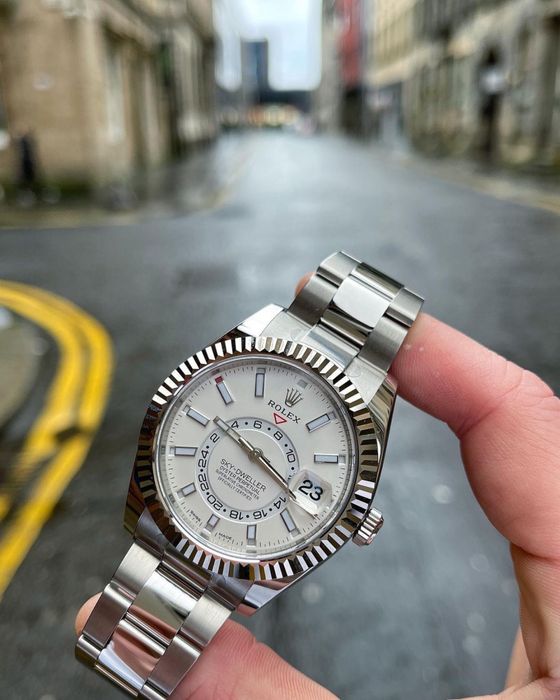 Rolex Sky - Dweller white dial
