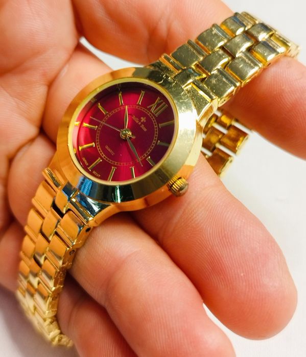 Ceas de damă Belle & Rose cu quartz, curea si carcasa din otel inox