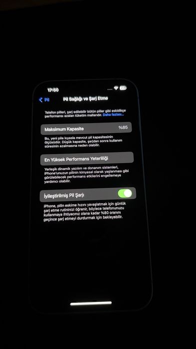 Iphone 14 85% battery healt