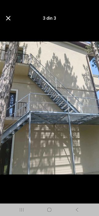 Scări metalice industriale