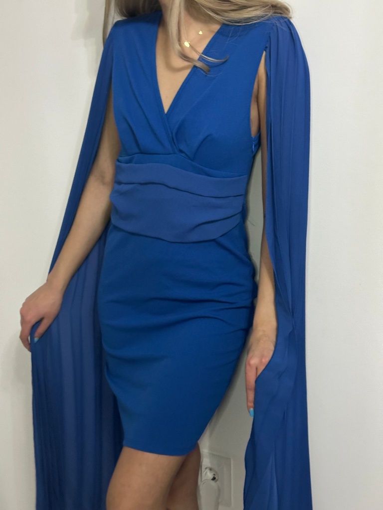 Rochie, eleganta, albastra