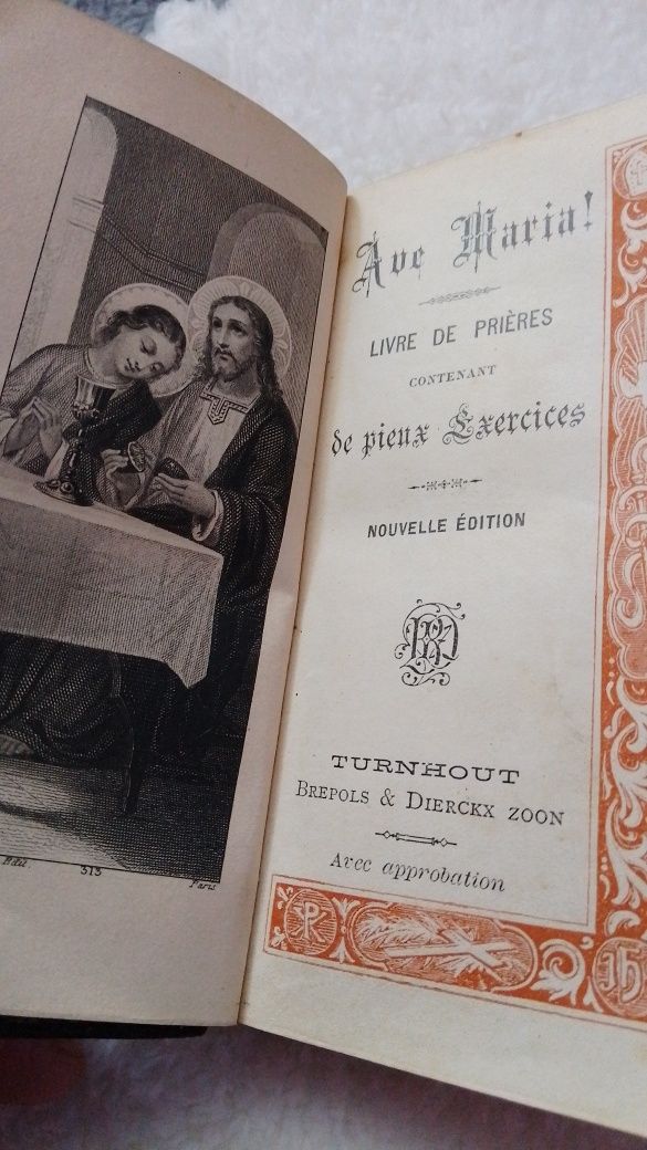 Carte de rugăciuni 160 ani vechime