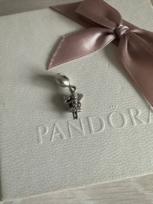 Talisman Pandora argint cu aur