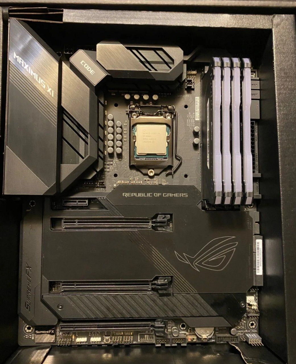 Asus rog maximus XI code z390