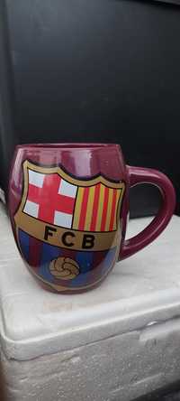 Cana .culoare vișiniu inscripționate F.C.Barcelona