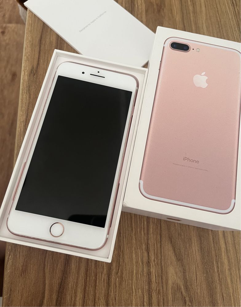 Продам айфон 7 plus rose gold 128 gb