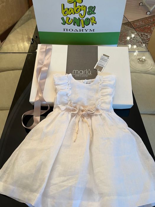 Продам детское, новое, итальянское платье marlu