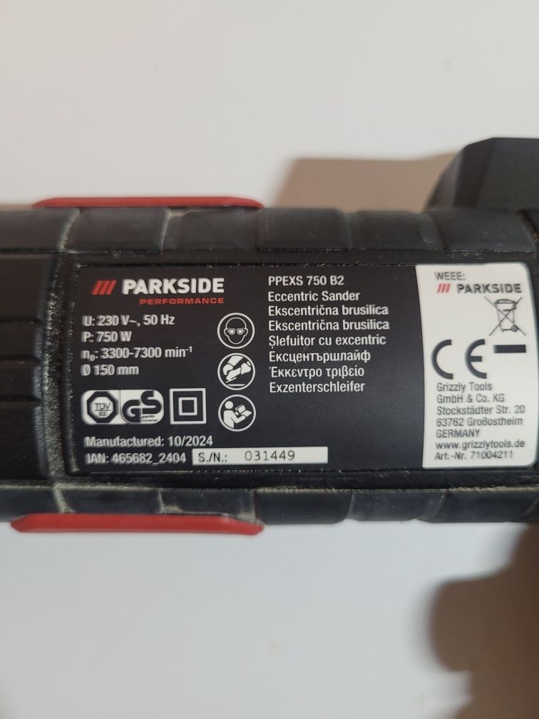 Ексцентрик шлайф Parkside PPEXS 750 B2 (за части)