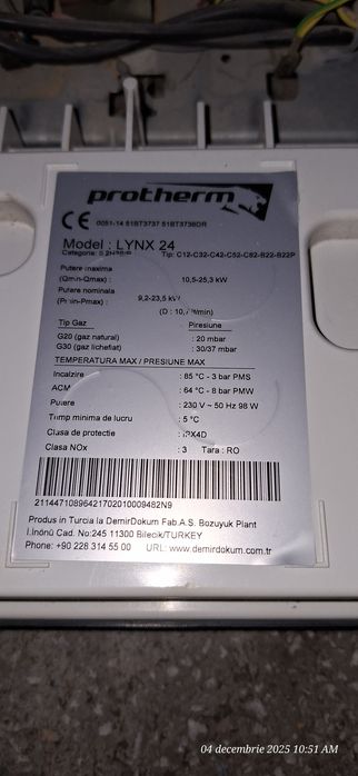 Protherm linx defect