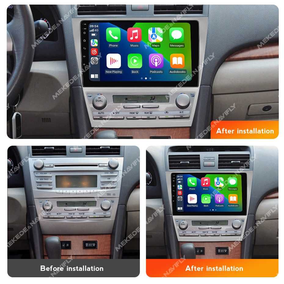 Navigatie Android 13 TOYOTA CAMRY 2007 - 2011 1/8 Gb CarPlay + CAMERA