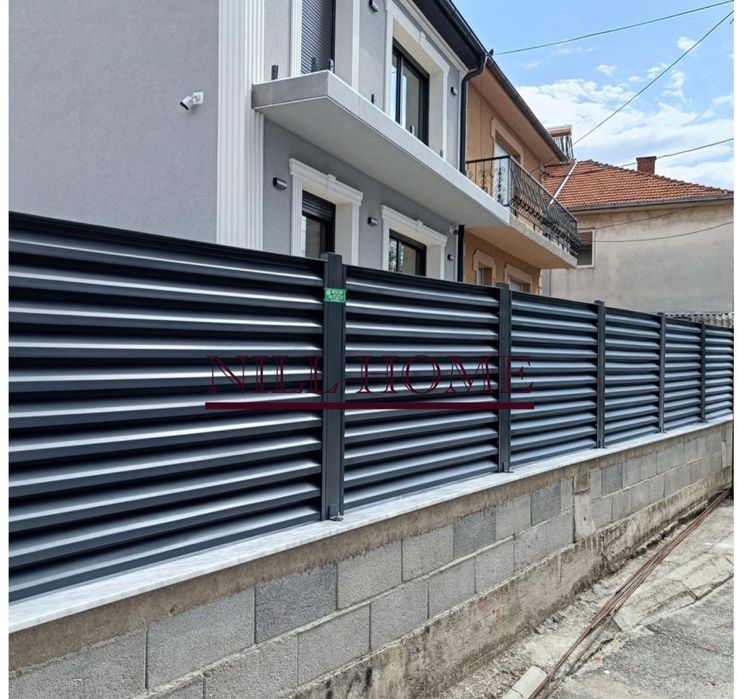 Ограда тип щора с ЛАМЕЛИ/ПАНА