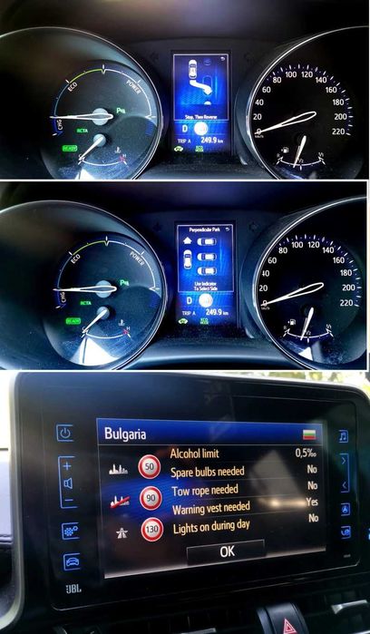 Toyota C-HR HYBRID JBL Sound Най-Високо Ниво Оборудване самопариране