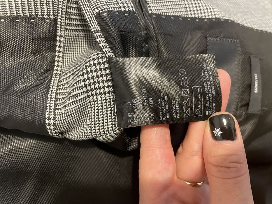 Sacou skinny fit, H&M, masura 50