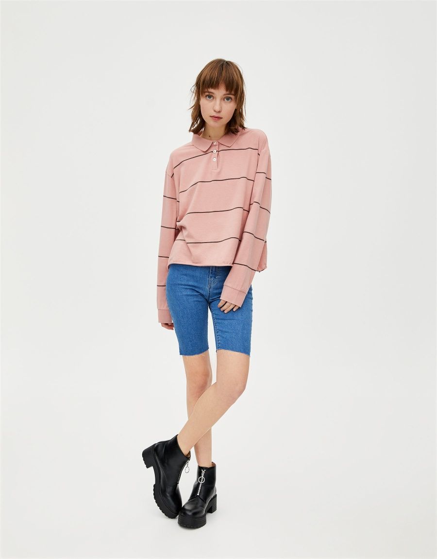 Bluza tricou polo Pull&Bear