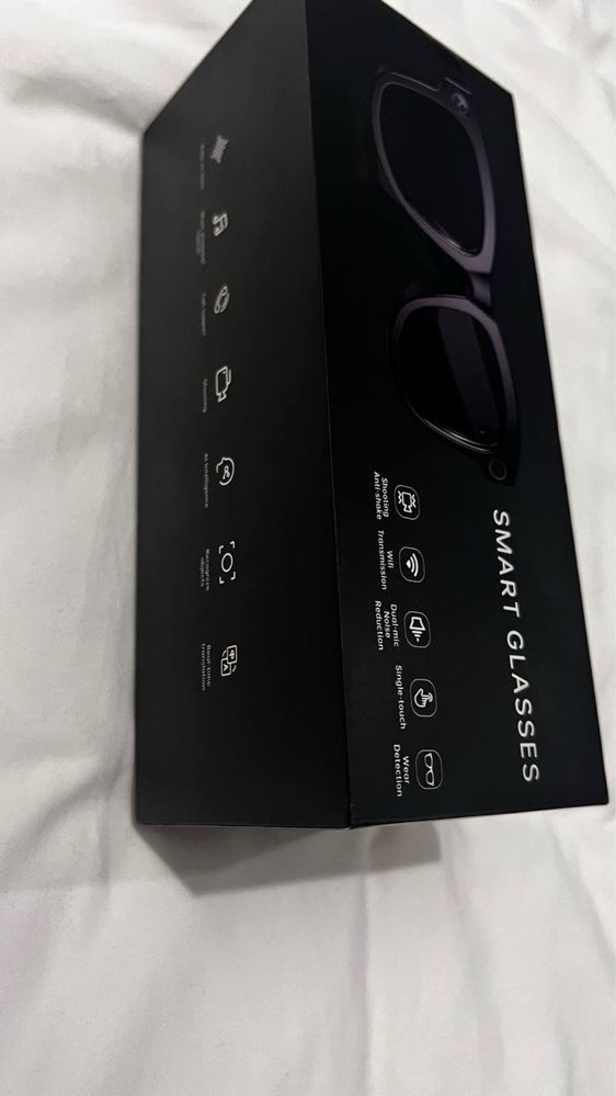 Kamerali Smart Ochki Rayban Meta ga oʻxshedi
