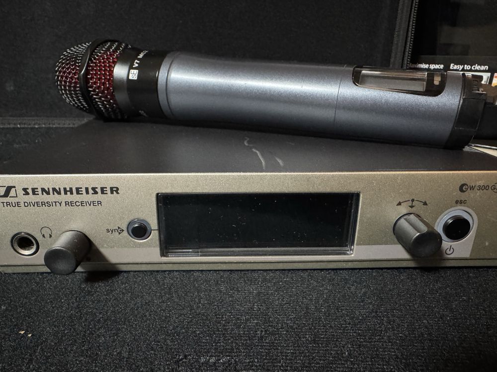 Sennheiser SKM 300-835 G3 capsula sE Electronics V7 MC1-BK