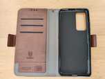 Кожен калъф с капак за Xiaomi 12/12S