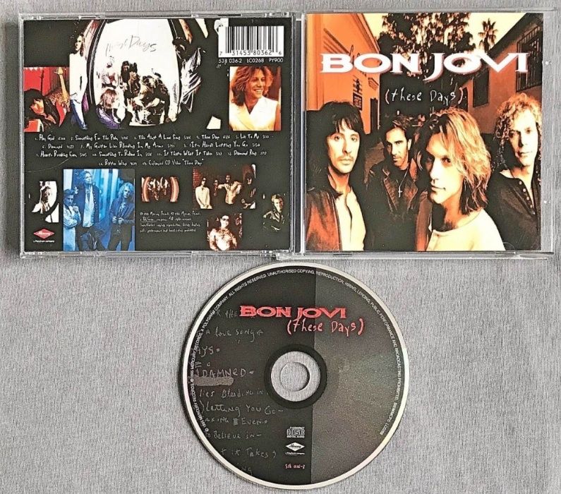 Bon Jovi - albume CD: Bounce, Circle, These Days, Crush,Keep The Faith