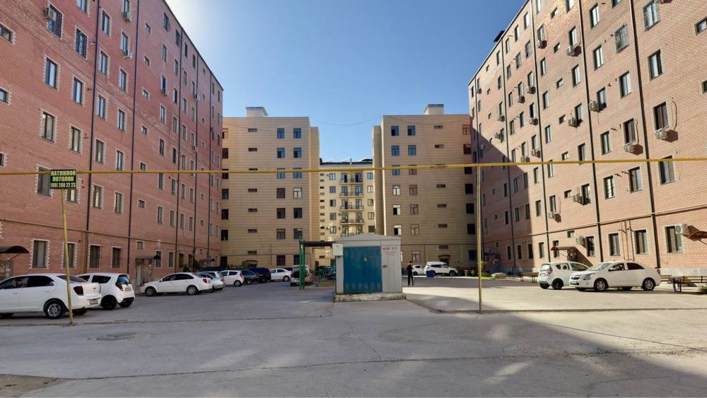 3 хонали 90кв.м² 7-қаватда жойлашган лифтли дом Манзил: Горгаз, Крытый