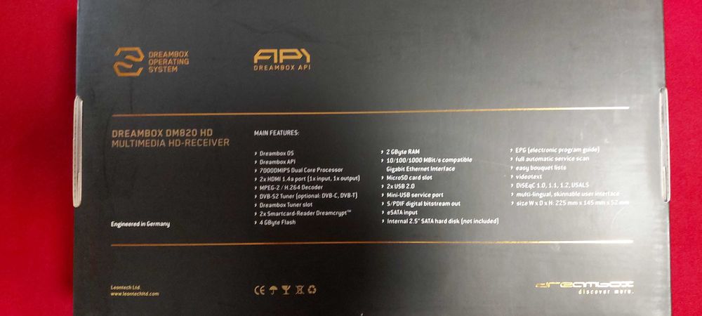 Dreambox / Дриймбокс 7080 hd и 820hd ОРИГИНАЛЕН