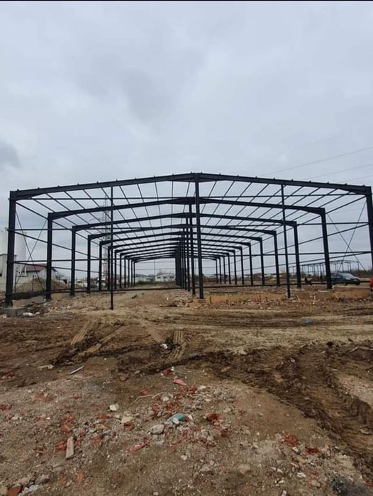 Hale structurii metalice  o avans  plată la finalizarea lucrarii