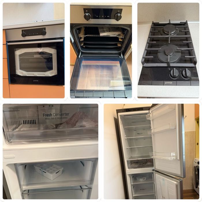 кухня неползвана с неизползвани кухненски уреди