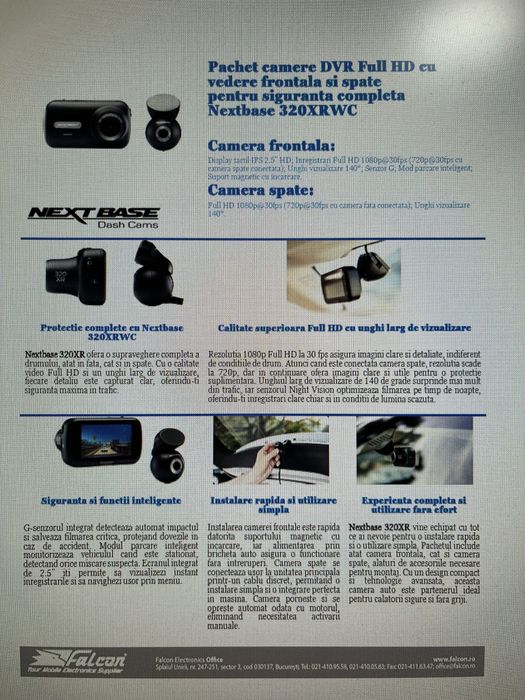 NEXTBASE 320XR Rear Cam Bundle