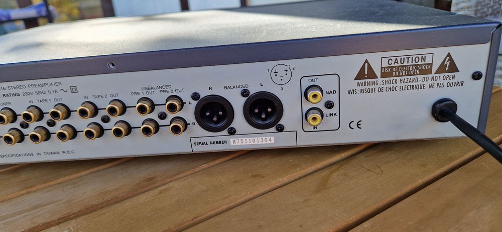 Preamplificator audio NAD 116 XLR