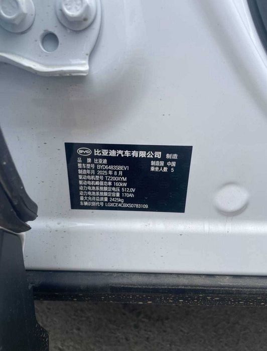 BYD song plus chimpion 2025