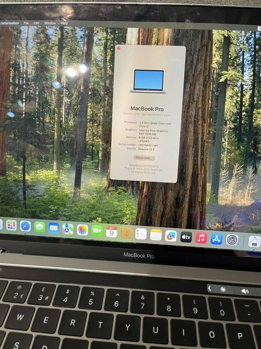 Apple MacBook Pro 13 inch A2159 Touchbar 2019