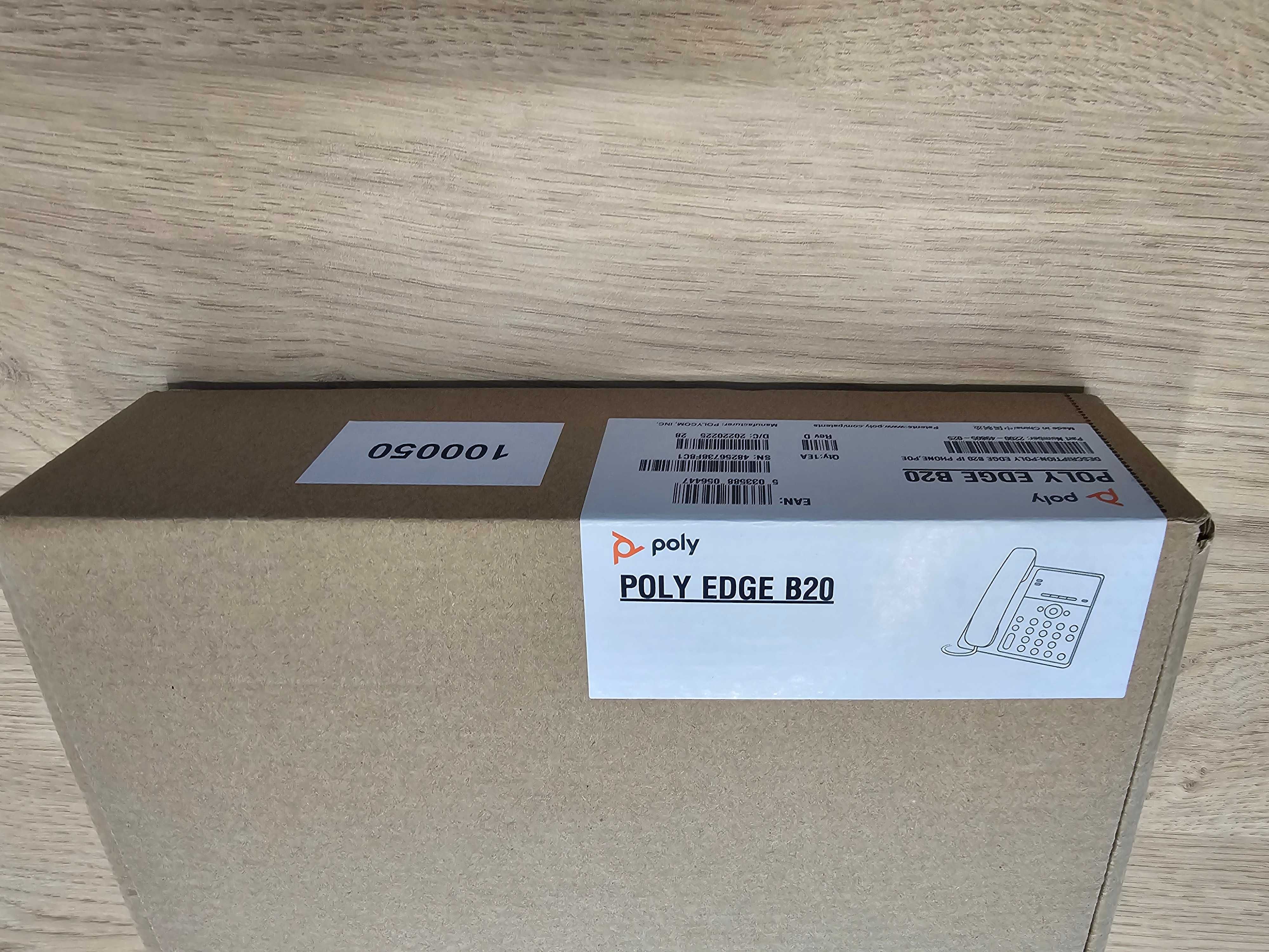 POLY Edge B20 IP телефон и съвместим с PoE
