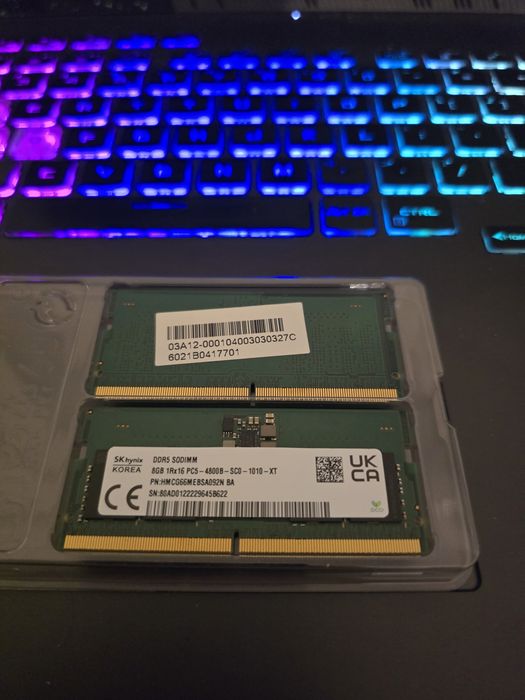 Kit RAM sodimm 16Gb DDR5 laptop/notebook