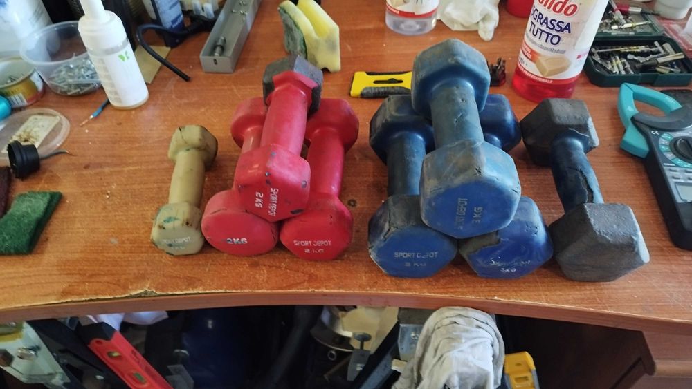 Гирички по 1кг, 2кг, 3кг - фитнес дъмбели