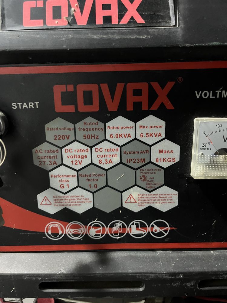 Генератор COVAX EPH8500E2