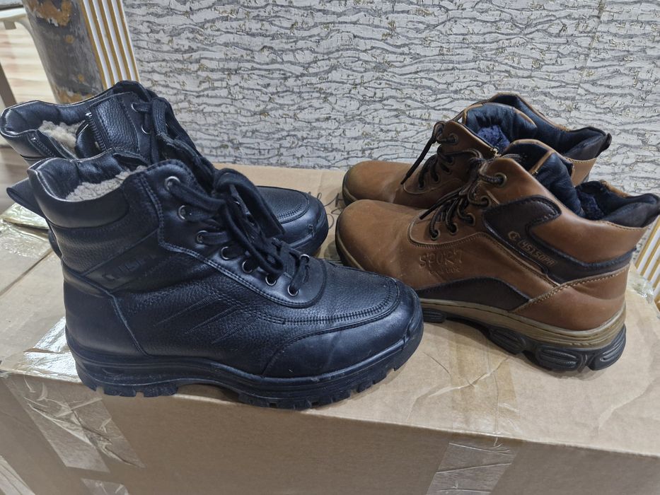 Продам зимние ботинки. Натуральная кожа, мех